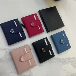 Designer Woman Wormeds 5 Colors Holder Card Fannypack Mini Card Holder Ladies Luxury Money Fashion Folfold con borse in pelle