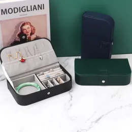 Ювелирные коробки Liebe Engel Portable Retro Jewelry Box Organizer Организатор ювелирные изделия из кожи