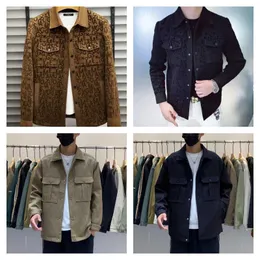 남자 디자이너 패션 재킷 코트 도매 가을 캐주얼 야외 운동복 고급 폭격기 옷 4xl