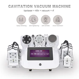 Cavitation Machine With Vacuum Laser Slimming Radio Frequency RF 40K Cavi Lipo Ultrasonic Liposuction Spa Home Use