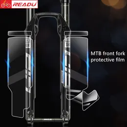 Автомобильные стойки MTB Front Fork Protector Bike Paster -Resectrestant Protector Stickers Guard Guard