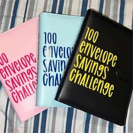 Notepads 100 Envelope Challenge Binder Easy and Fun Way to Save Savings Book with Cash Envelopes Planner for Budgeting 230823