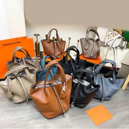 2 sizes horse basket Shoulder Bags Luxury Designer bags crossbody Wallet Square Basket Bag Women's High Quality Real Leather Mobile Phone Handbag 211216