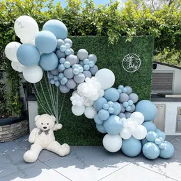 Outros suprimentos de festa de evento 13 pés 29 pés macaron branco azul cinza balloon balloon kit arco kit de casamento decoração de chá de bebê diy decoração de aniversário 230815