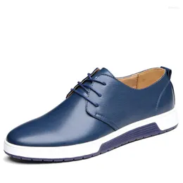 Scarpe vestite Morti casual in pelle da uomo comodo per uomini allacciati oxfords fashion mocassins homme plus size 38-49