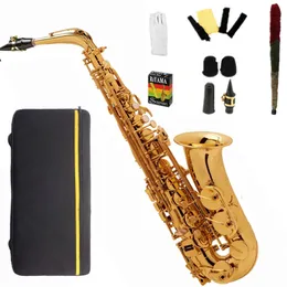 2023 Super Action 80 Série II Black Gold Alto EB Tune Saxofone SAX PLAT SAX COM CASO DE CASE REEDS Profissional