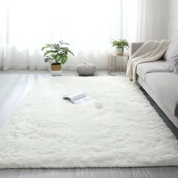 Carpetes de pelúcia adequados para a sala de estar branca macio macio tapetes banheiro banheiro não deslizamento de piso