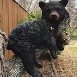 Bahçe Dekorasyonları Yaratıcı Koala Kolye Heykeli Karakter Heykelcik Reçine Açık Dekor Cadılar Bayramı Pot El Sanatları Çiçek Süs Heykel V6P0