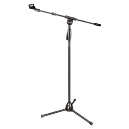 フラッシュブラケットFreeboss Metal Microphone Stand Tripod Floor調整可能な角度高さ有線ワイヤレスダイナミックコンデンサーマイクステージサポートMS203 230816