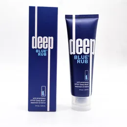 Olejki eteryczne podkład Body Care Care Depar w Deep Blue Rub Kremowy krem ​​120 ml płynów do masażu aromaterapii krem ​​do masażu