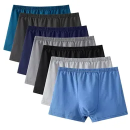 Underpants 6pcs Men Boxer Underwear Cotton Boxers Panties Comfortable Mens Sexy Solid Cuecas Trunks Brand Shorts 4XL 230815