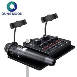 Wsporniki flash Mikrofon stojak do stojaka na stojak Regulowany mikrofon Akcesoria muzyczne do arkusza transmisji na żywo DJ Nagrywanie 230816