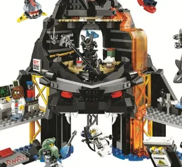 Garmadons Volcano Lair Building Blocks Set Ninja Action Figures