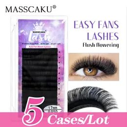 Falsos cílios Masscaku 12 linhas Russo Lashes de volume mega fãs de automóveis premium Mink Sylehash S Fanning Fanning Individual 230816