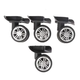 Acessórios para peças da bolsa 4pcs Silent Universal Wheels Universal Wheels Acessórios para gabinete de bagagem de barriga REPARO REPARAÇÃO Rodas de borracha Silent Wheels Rodas de bagagem 230815