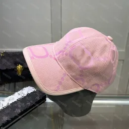 NEW 2024 Designer Baseball Cap Men Casquette G Jumbo Hats Women Caps Brand Snapback Hat Luxury Beanie Tennis Cap Pink Beach Hats