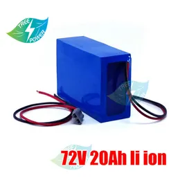 72V 20Ah Lithium battery pack for electric bike bicycle motorcycle electric tricycles golf trolley+5A charger