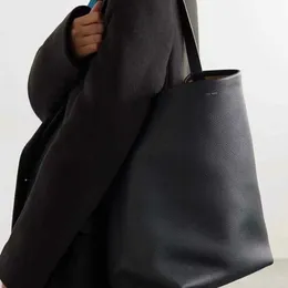 Дизайнер кожаная кожа большая сумка сумки для пакета парка минималистское плечо