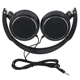 Cuffie cablate pieghevoli 3 5 mm Cuffie a cuffia stereo regolabile adattabile per PC mp3 mobile telefono