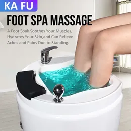 Traktowanie stóp luksusowe pedicure spa wanna magnetyczna masaż krzesła do kąpieli stóp do kąpieli do moczania stóp akrylowe nogi wanna miska wanna 230815