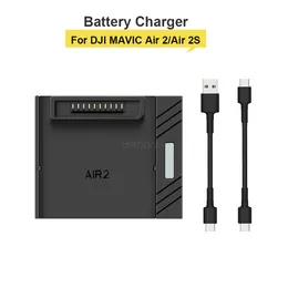 Camera bag accessories Battery Charger For DJI Air 2S Quick Charge Fast USB Charging 2Air Drone Accessories 230816