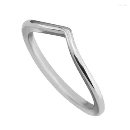 Klusterringar 925 Sterling Silver Ring Shining Pärled Shimmering Wish Finger For Women Wedding Engagement Jewelry Gift Anillos