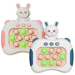 Декомпрессия игрушечный поп-толчок Childrens Press Hare Harder Fidget Toy Pinfor Feels Check Push Game Squeeze Decompression Toys Whac-A-Mole Toys Sensory Toy 230816