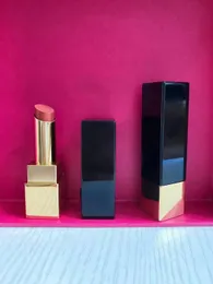 High quality black gold square tube moisturizing natural long-lasting lipstick 3g free shipping