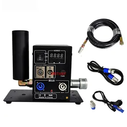 2 Pcs Wireless Remote DMX512 Control DJ Disco Bar Stage Nightclub Club Cannon CO2 Jet Fog Machine With 5 Meters Hose