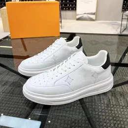 Luis Vuittons Designer Beverly Hills Mens Casual LVity LVSE Topquality Scarpe Sport Sneaker Bianco Sneaker in pelle autentica Sneaker 3D Leathers Low Top Runner Lace Up P