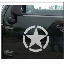 1PC SUV Car Reflective five - pointed Oil Tanker Cover US Army World War II Brothers for JEEP Wrangler296O