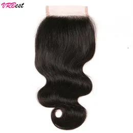 Lace Wigs VR Hair Brazilian Straight Closure Free Part Hand Tied Remy Human Can Be Dyed 230815