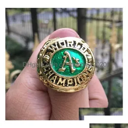 Cluster Rings 1972 Athletics World Baseball Champions Team Championship Ring Fan Men Christmas Promotion Gift 2023 Can Mix Style Dro Dhuse