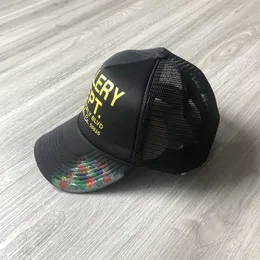 Echte Bilder Streetwear Hat Hip Hop lässige Graffiti atmungsaktives Nylon -Mesh -Baseballkappe für Männer Unisex