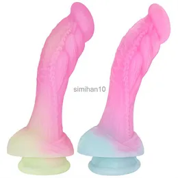 Dildos/dongs Dildo realista Pink Dragon Dildo com Copa de Sucção Massagadora de Próstata Anal Butt Strap em Dildo Sex Toys For Mull Homens HKD230816