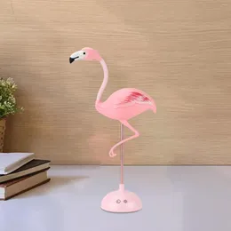 Gece Işıkları Led Flamingo Işık Dekoratif Yatak Masa Lambası Yurt Dekorasyonu