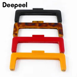 Bag Parts Accessories 1Pc Deepeel 23cm Square Acrylic Handbag Handle Plastic Kiss Clasp DIY Sewing Brackets Bags Handles Purse Clip Frame Accessories 230815