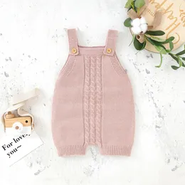 Rompers Baby Rompers Clothes Spring Knitted Costumes born Outfit Boys Tops Girls Jumpsuits Playsuits 0 To 12 Months Infant Outwear 230816