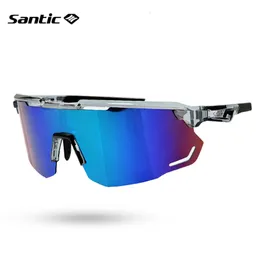 Outdoor Eyewear Santic Cycling Brille Sport Sonnenbrille Männer Frauen Sport polarisierter Straßenschutz 230816