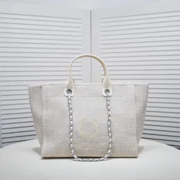 2023 Nuovo francese di lusso di lusso semplice tela All-fit di grande capacità da donna monospalla alfabeto feltro borsa in borsa studente Tote bag shopping bag