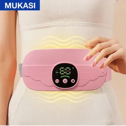 Other Massage Items Menstrual Heating Pad Smart Warm Belt Waist Vibration Massage Device Abdominal Massager for Cramps Period Pain Relief 230815