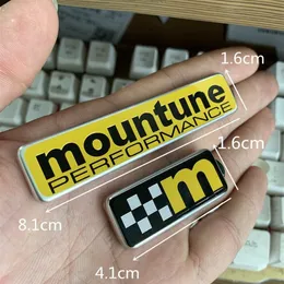 Ford Focus Fiesta Rs ST 수정 자동차 로고 Mountune Performance M Emblem Body Decoration Rear Tail Sticker255b