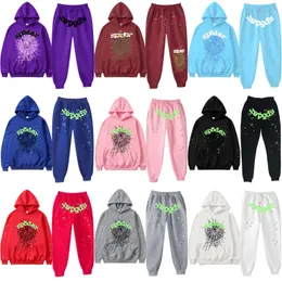 23SS män designer 555 hoodies kvinnor vinter hoodie mode spindel web hoodie män kvinnor lös pullover sp5der hoodie stereo hip hop tröjor för gratis frakt