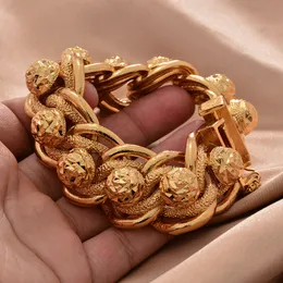 Braccialetti di fascino dubai oro color bracciali per uomini donne collegamenti matrimoniali catena islamica musulmana arabo gioielli mediorientali di gioielli africani regali di bracciale africano 230815
