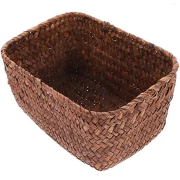 Set di stoviglie Weave Sunderies Basket per coperte Finitura di porta per la casa Organizzatore Desktop tessuto