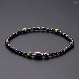 Anklets Magnetic Chain 3PCS Hematite Beading Anthritis Wristband Jewelry for Men Ladies