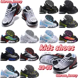 scarpe per bambini tn giovani sneakers bassi enfants neonati toddlers bambini triplo nero bianco 3 marchio designer a49v#