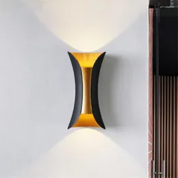 Duvar lambası Modern Lambalar Metal LED Hafif Yatak Odası Başucu Sconce Aptique Murale armatürleri kapalı ev aydınlatma