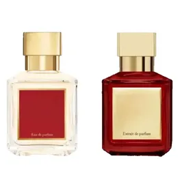 바카라 향수 70ml Maison Bacarat Rouge 540 Extrait Eau de Parfum Paris Fragrance 남자 쾰른 스프레이 긴 지속 냄새 빠른 빨리