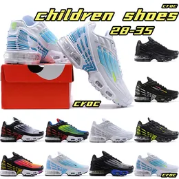 scarpe per bambini tn giovani sneaker bassi enfants neonati toddlers bambini triplo nero bianco 3 marchio designer k14q#